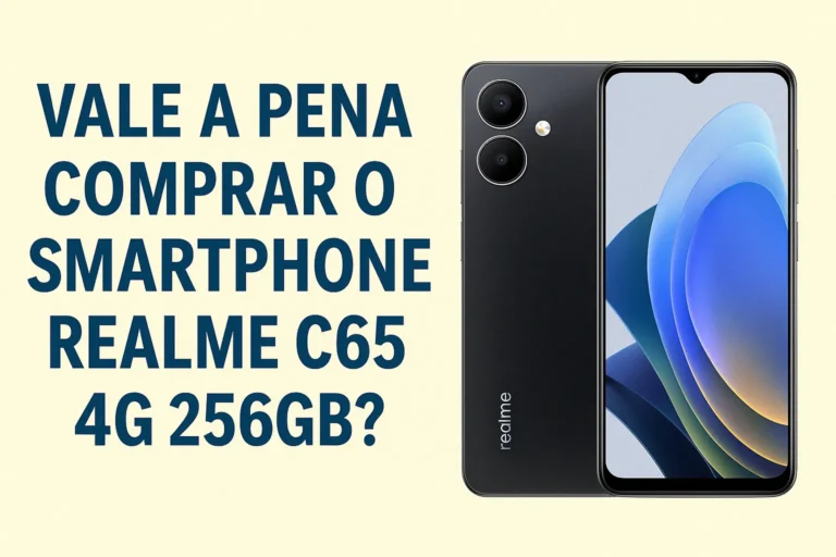 Vale a pena comprar o Smartphone Realme C65 4G 256GB / 8GB RAM?